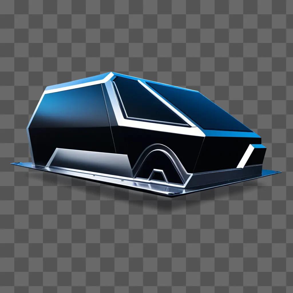 futuristic logo for the Cybertruck truck