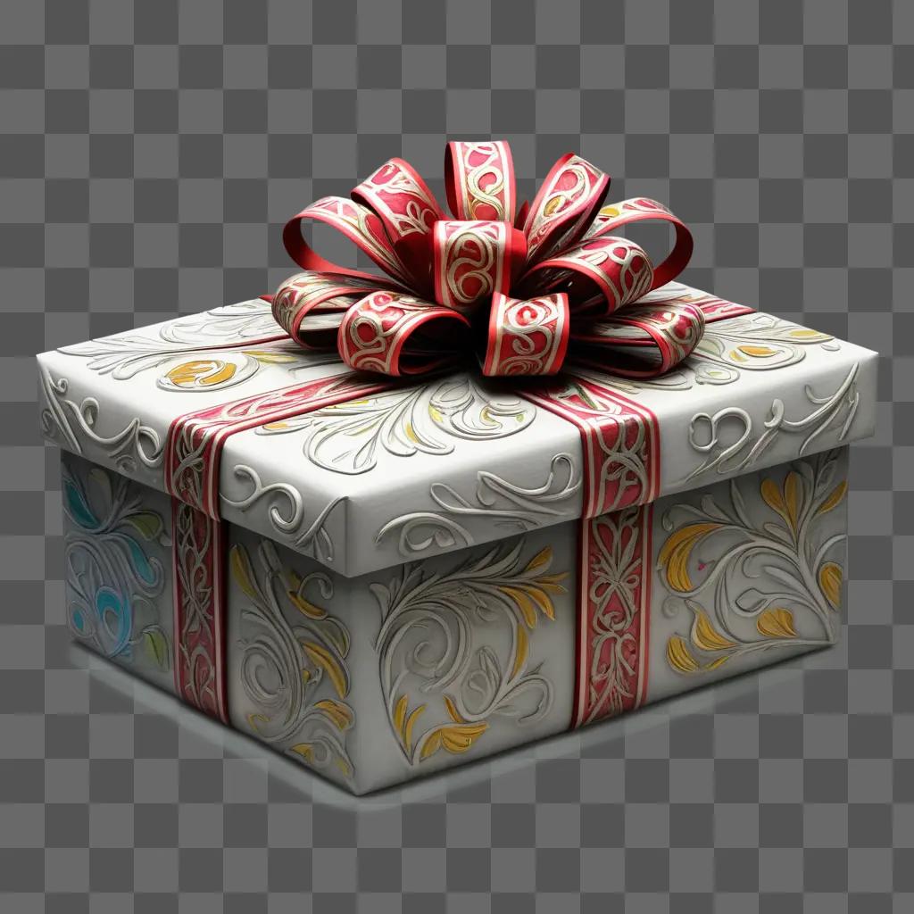 gift with a red bow on it