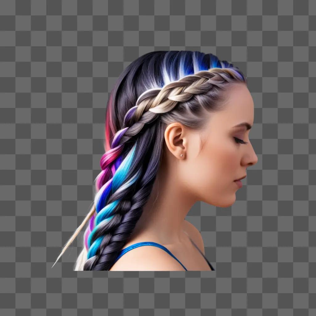 girl with braids in her hair