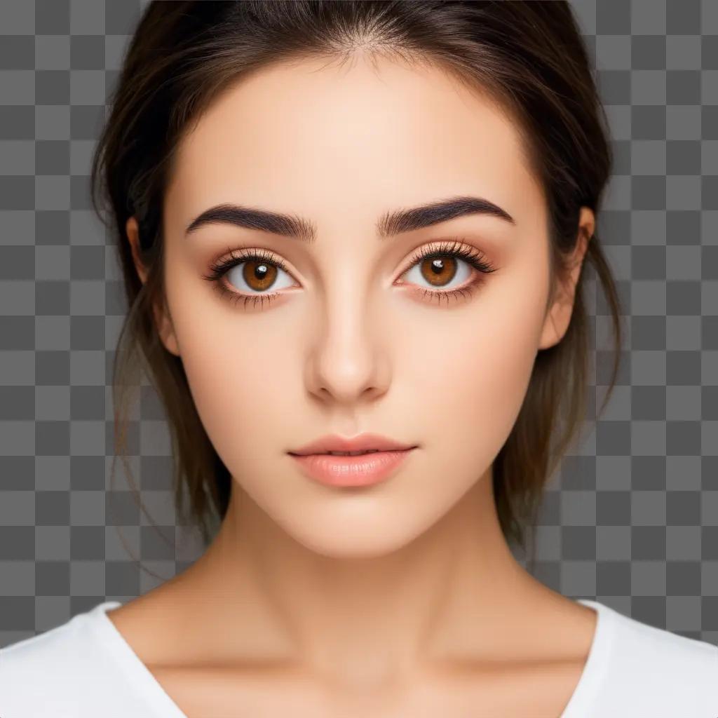 girl with brown eyes posing for a photo