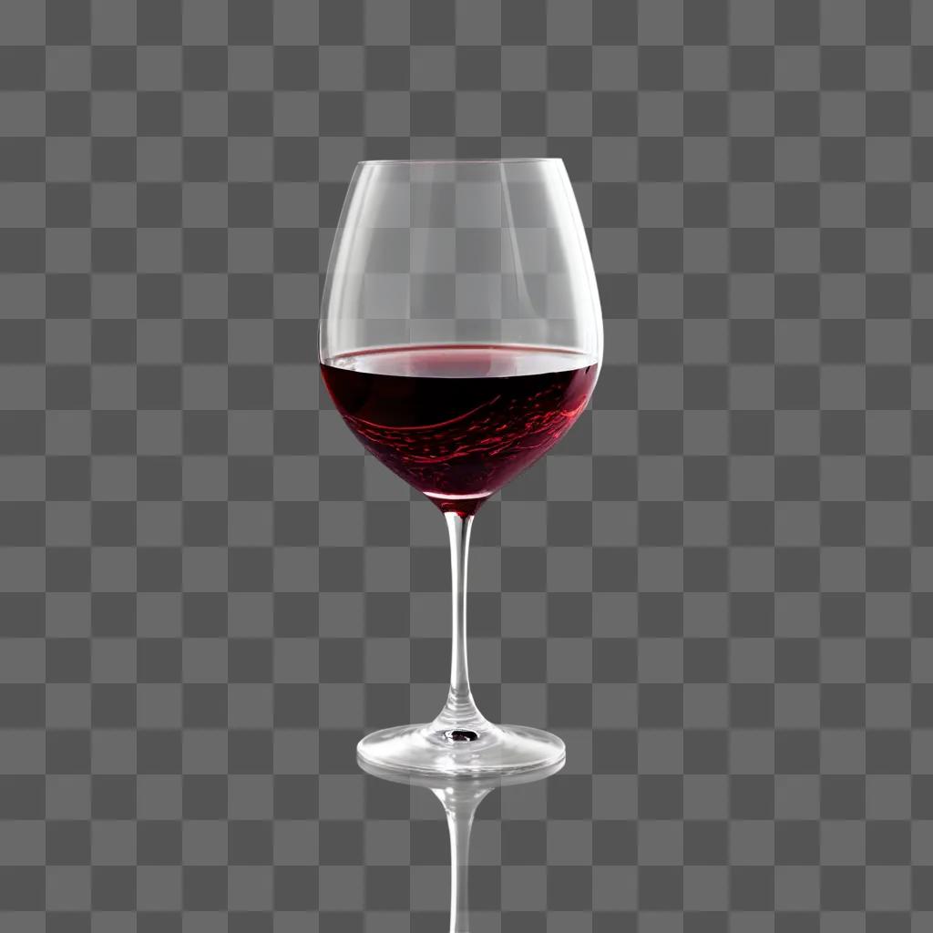 glass of red wine in a room