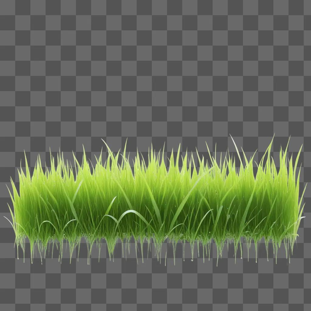 grass blade is a green object in a field