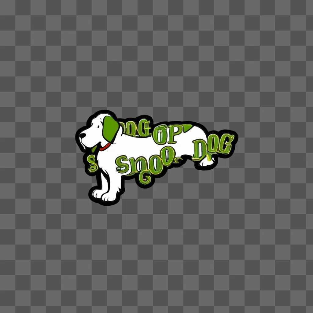 green Snoop Dogg logo sits on a green background