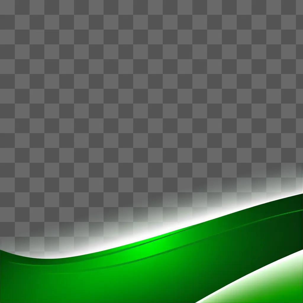 白と緑の曲線を持つ緑の背景