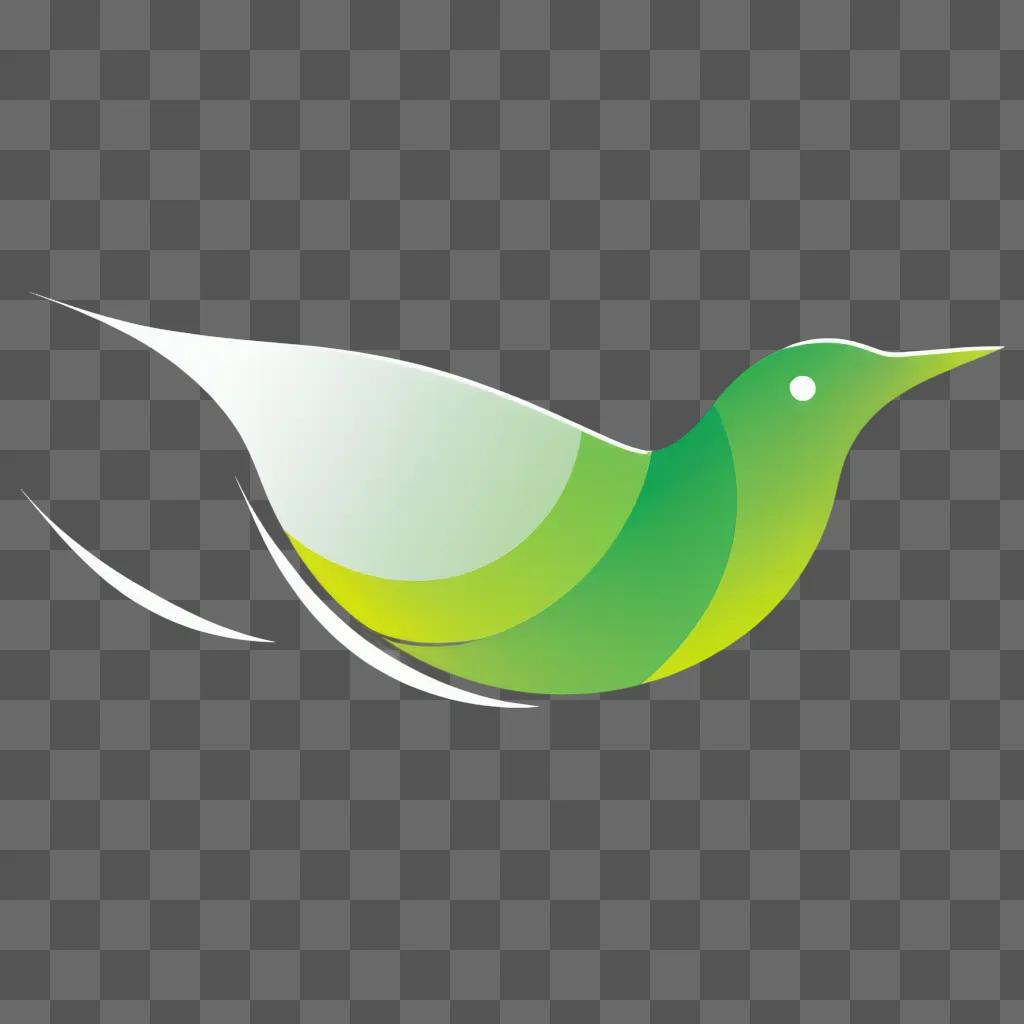 green bird logo against a green background