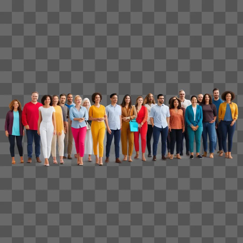 group of diverse people posing for a photo