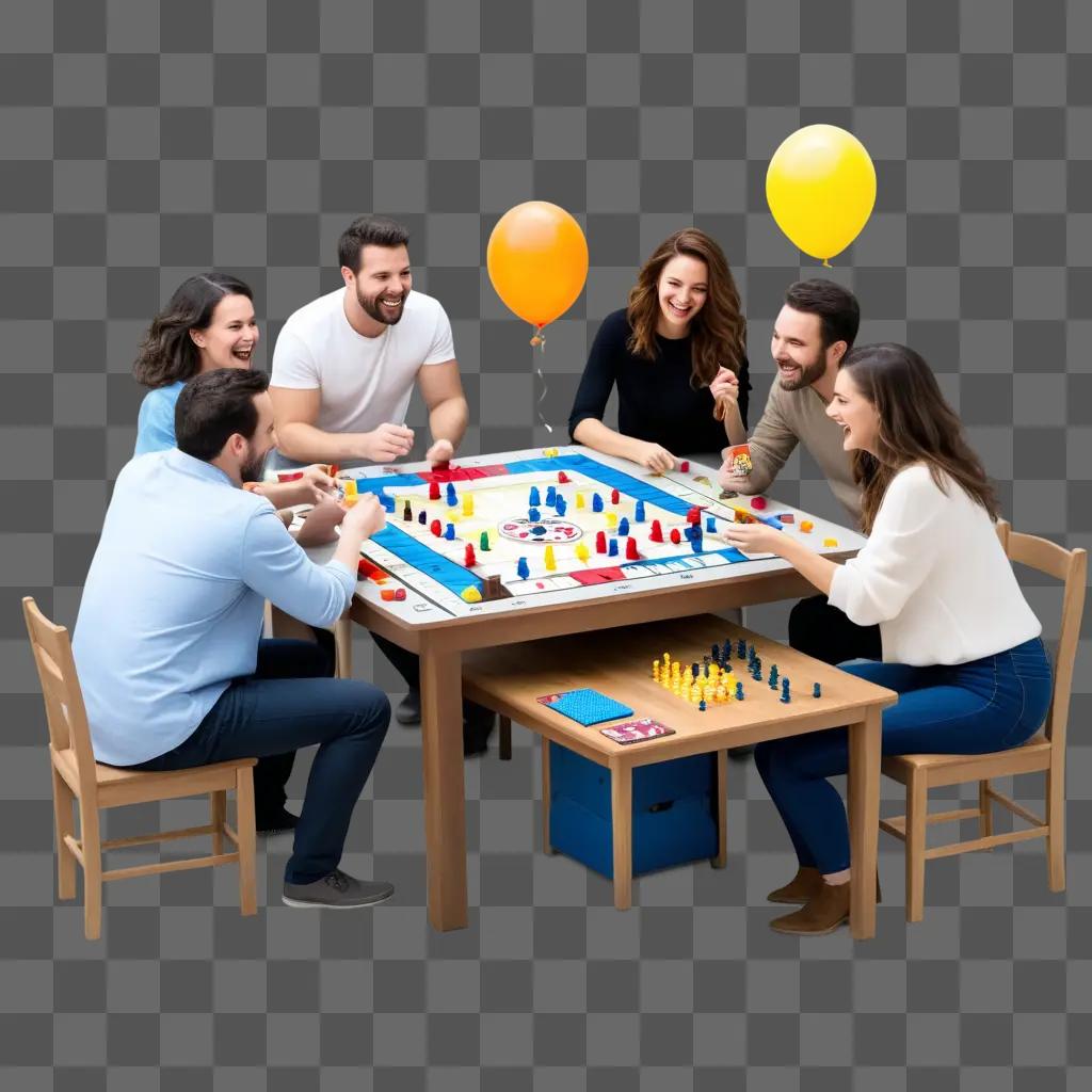 group of friends gather for a game night