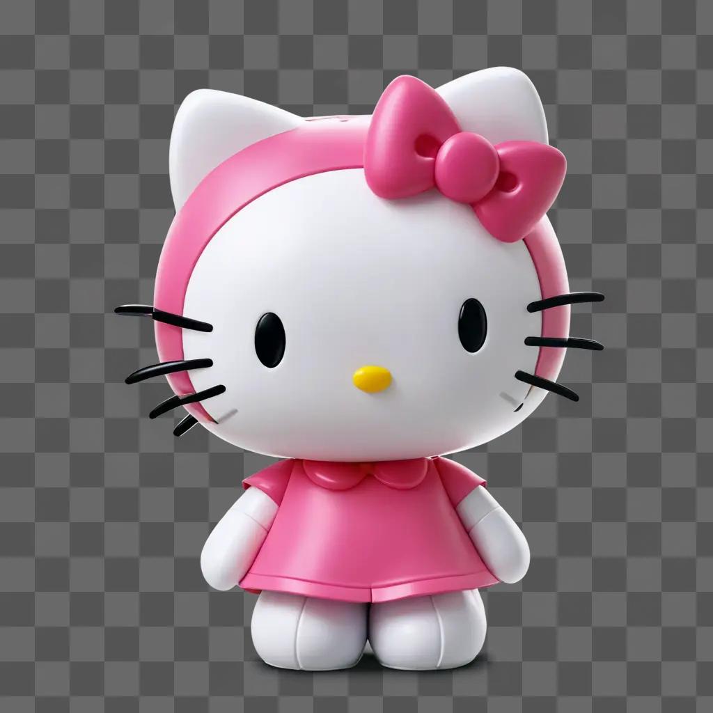 halloween hello kitty A Hello Kitty doll on a pink background