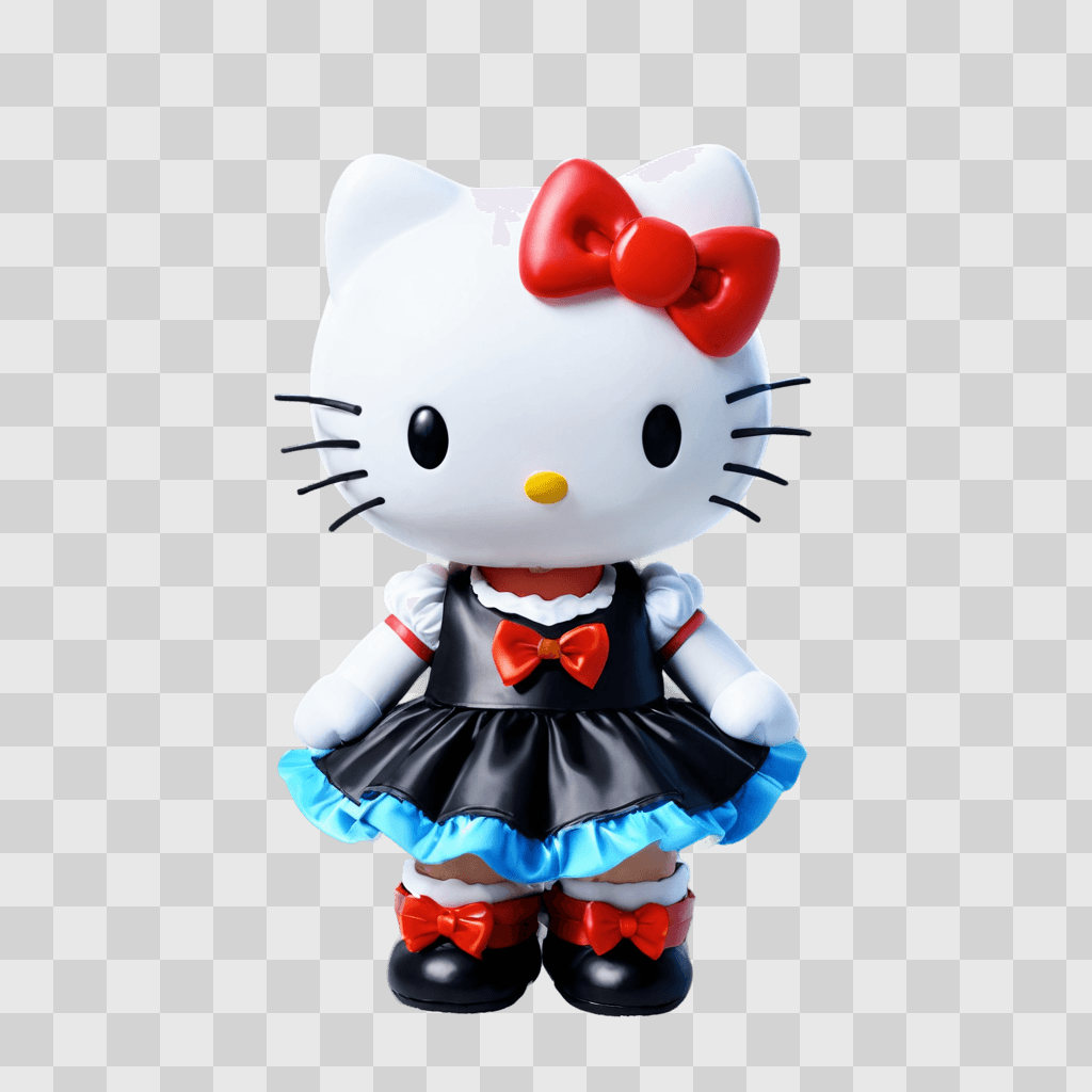 halloween hello kitty Hello Kitty with red bow on her head