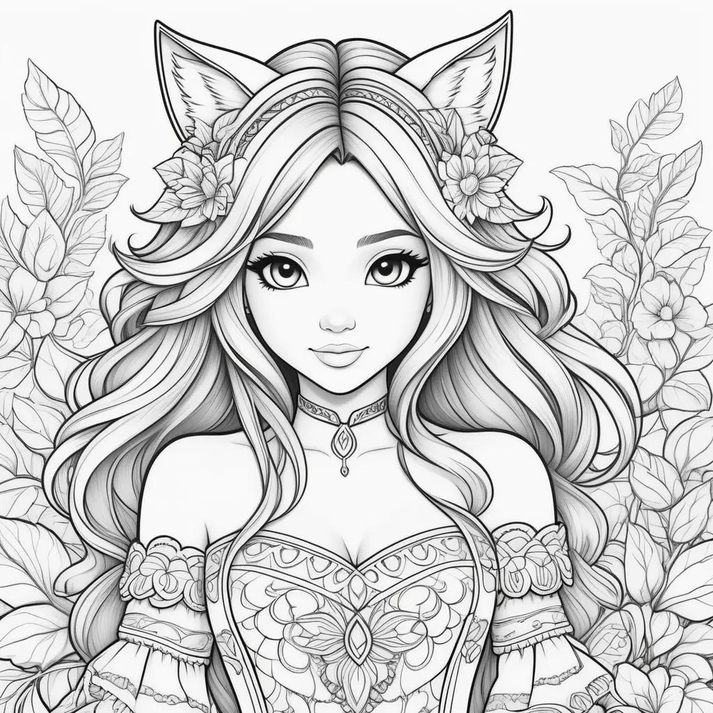 hmau coloring pages with flowers