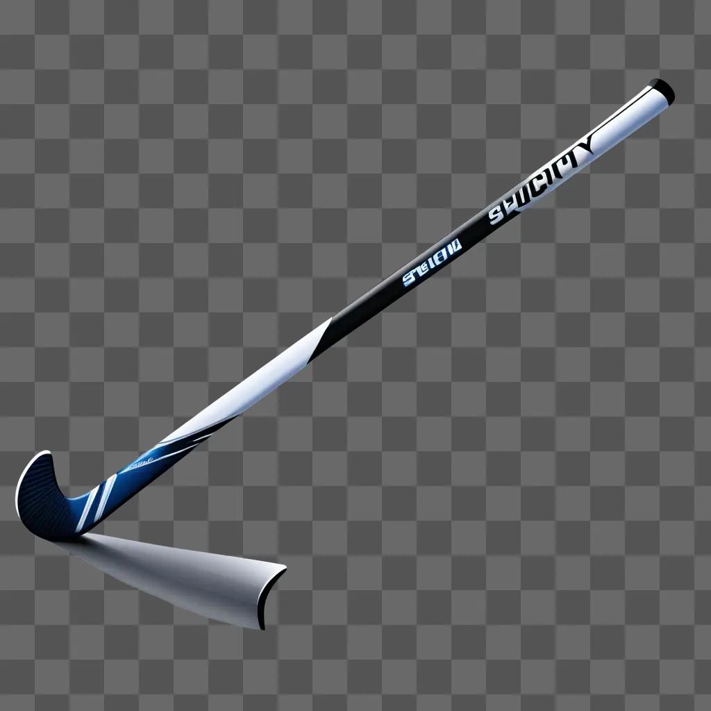 hockey stick is shown in a clipart image