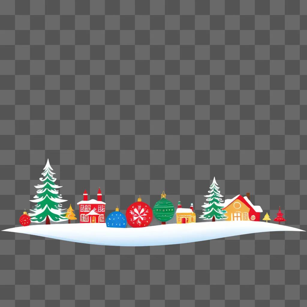 holiday-themed scene with Christmas background clipart