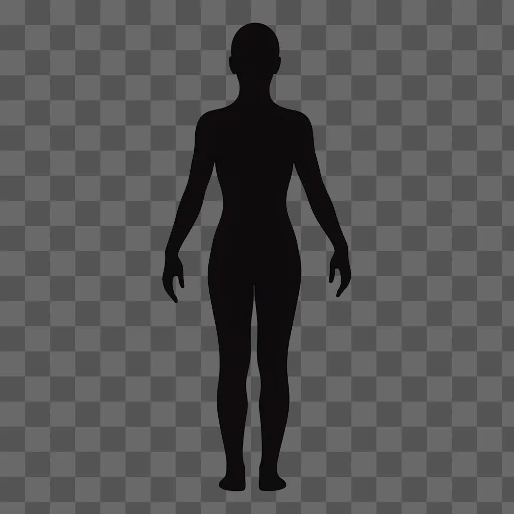 human figure is displayed in a free download image