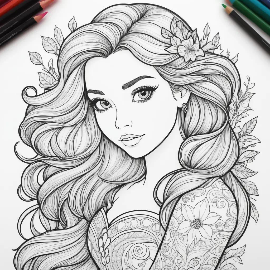 iel Coloring Pages: Ariel Coloring Pages