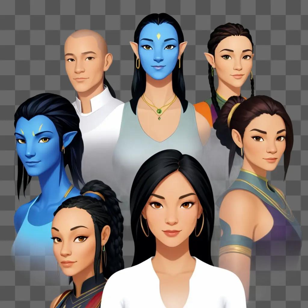 imated characters from Avatar series