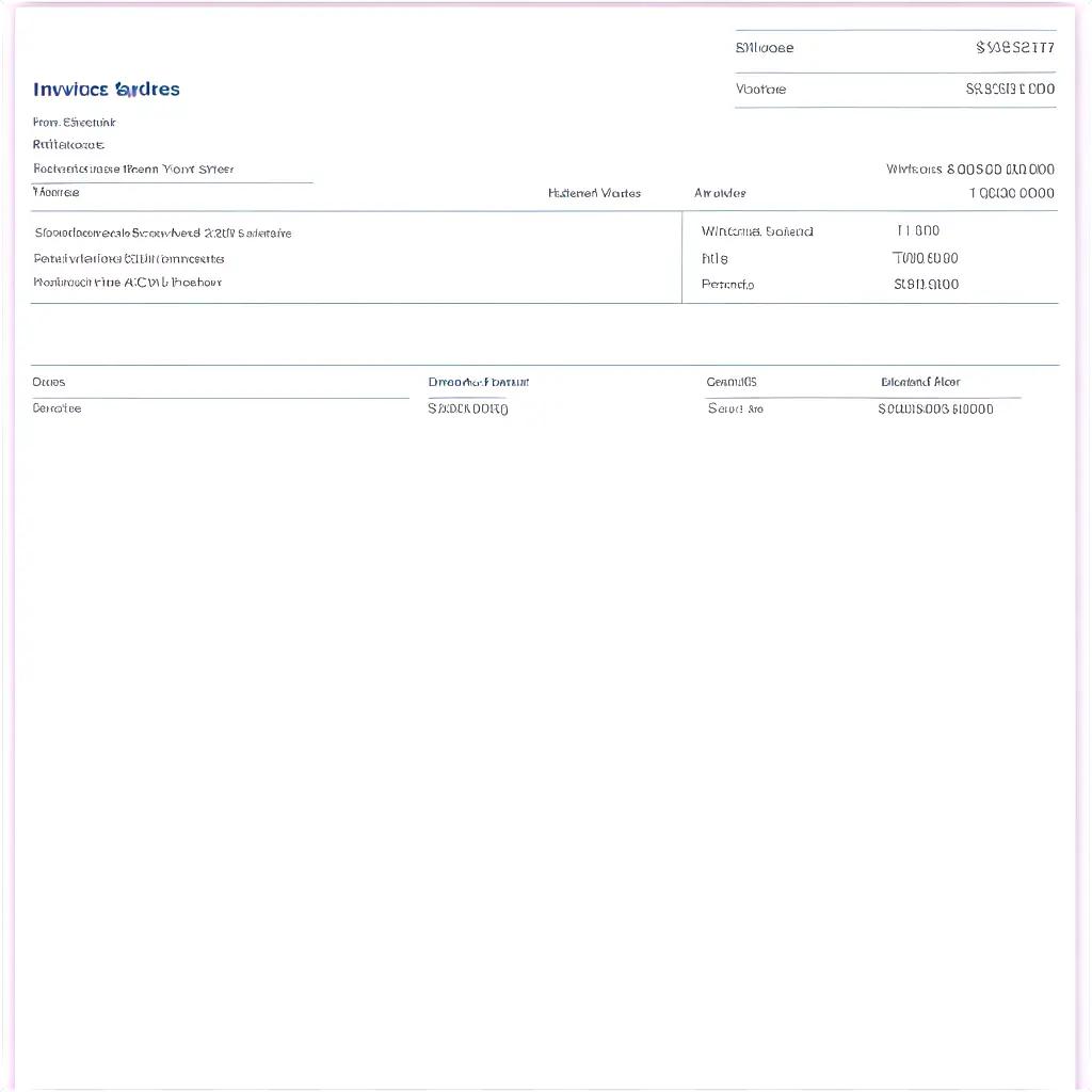 invoice fess for chocolate yogurt