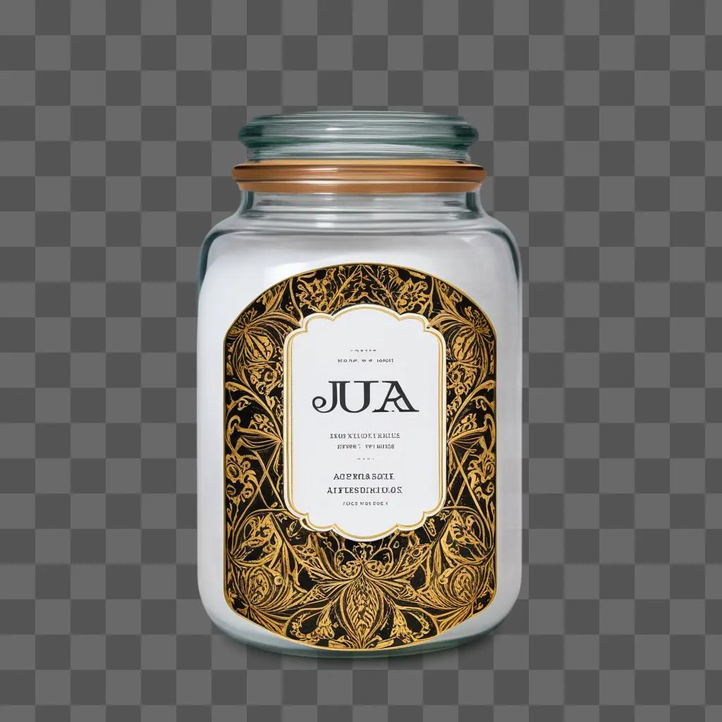 jar of JUA, a scented candle