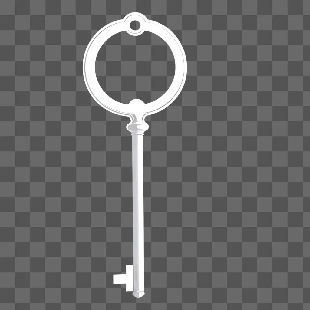 key clipart with a white background