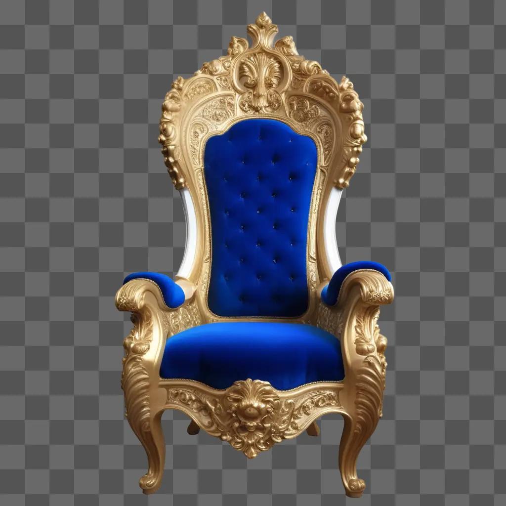 kings chair in a royal setting