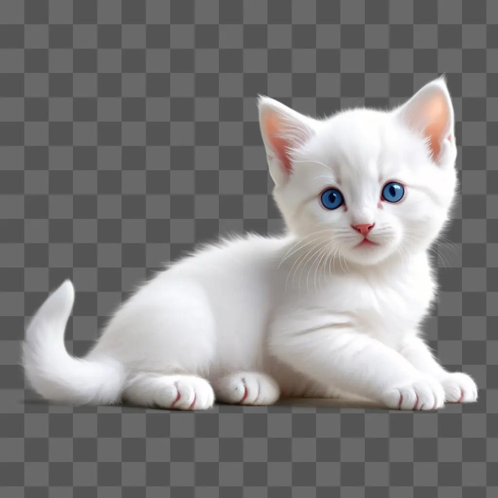 kitten drawing is realistic and detailed