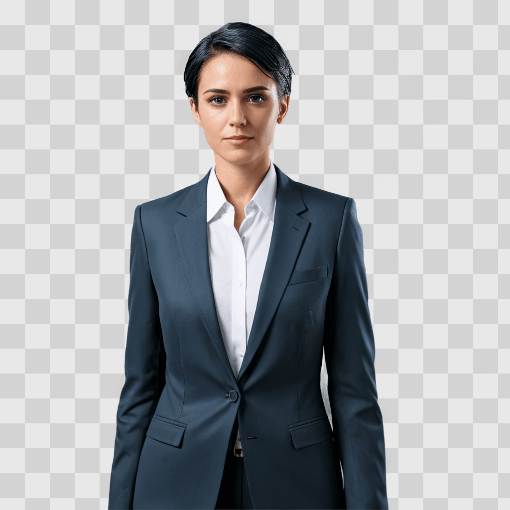 lawyer woman cartoon Gorgeous brunette in business suit posing for a picture