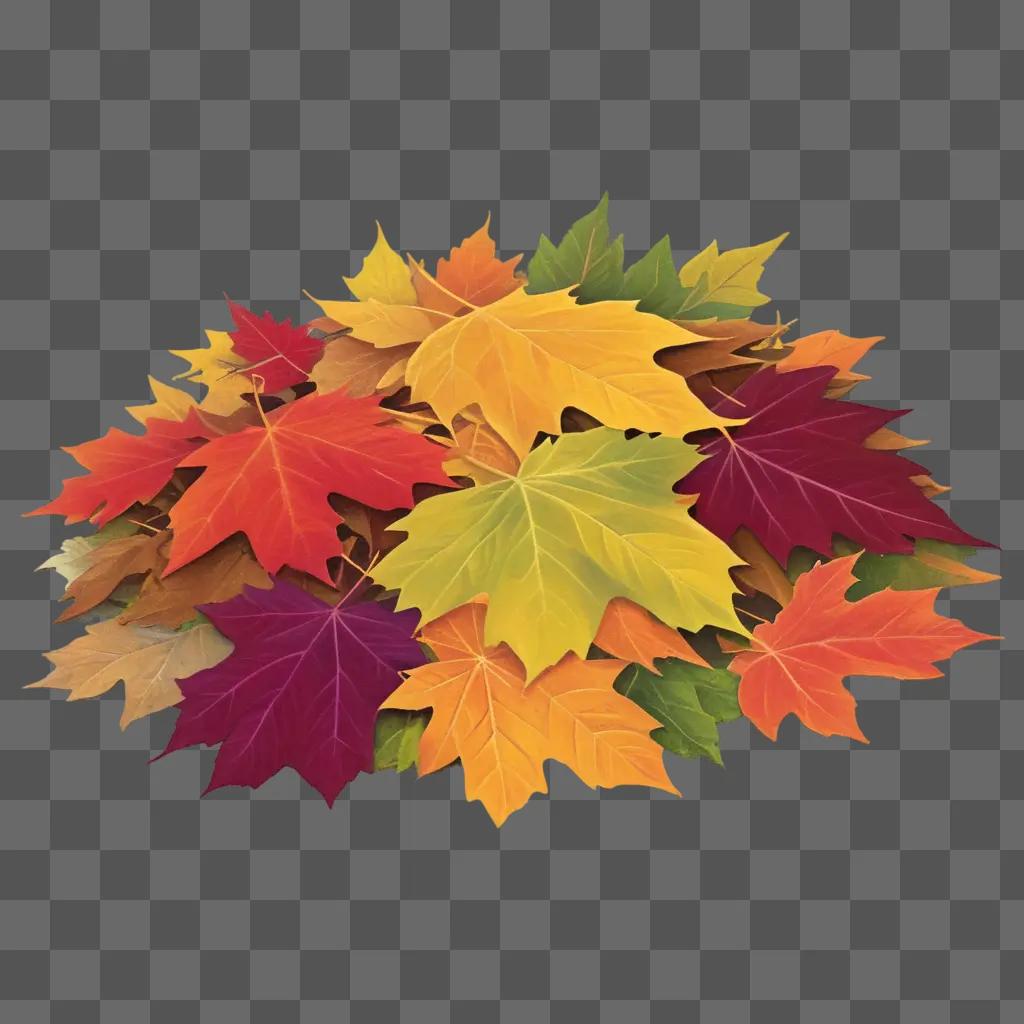 leaf pile is a collection of leaves