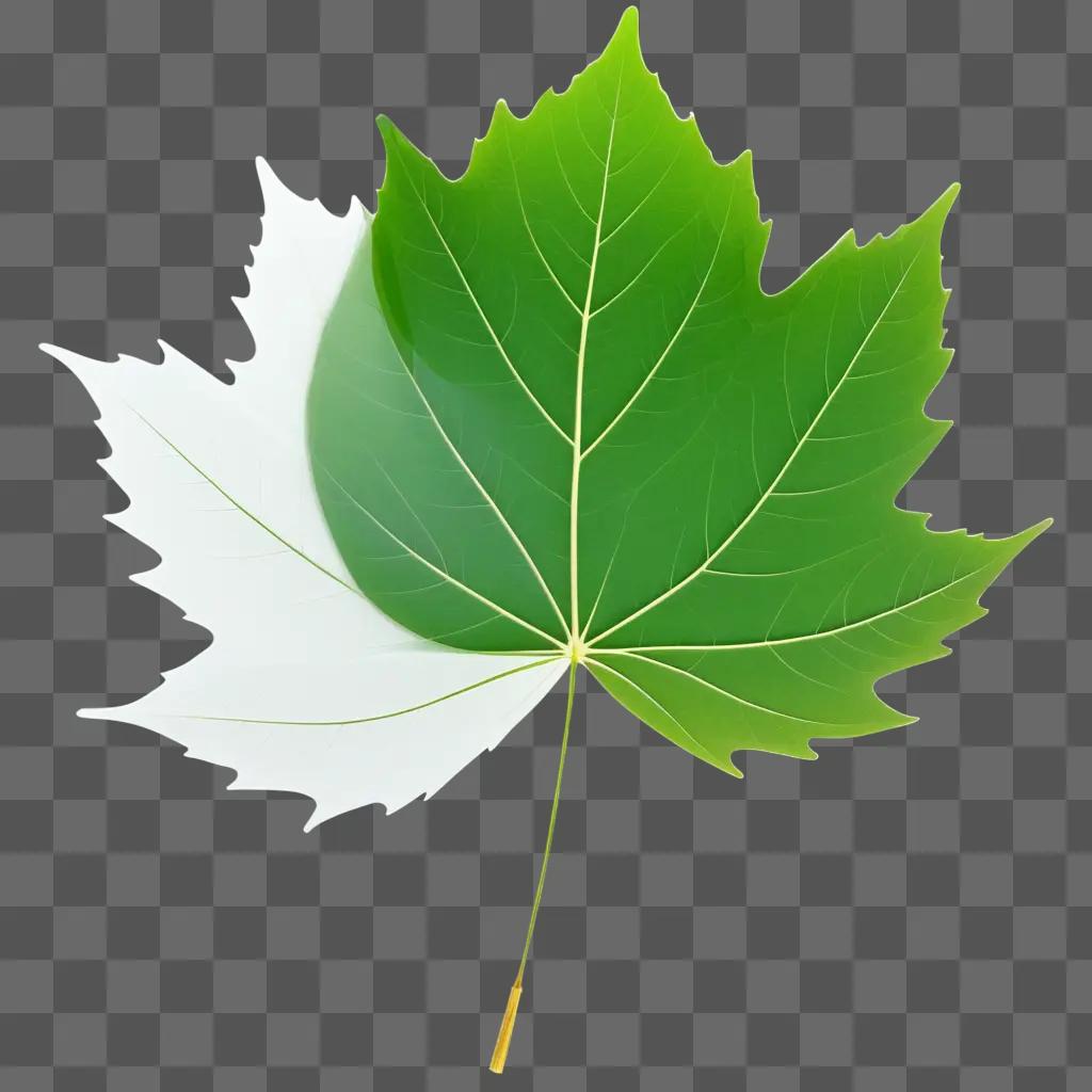 leaf with a transparent edge