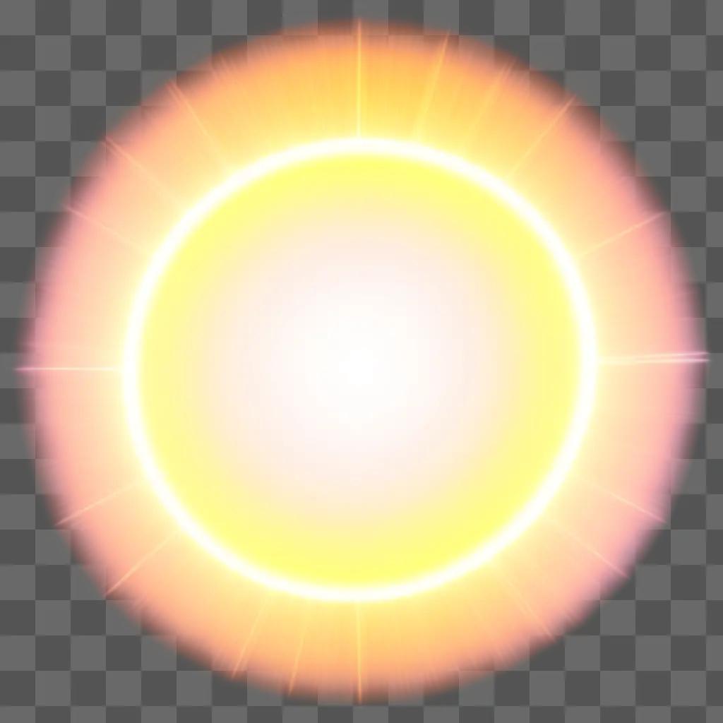 lens flare is seen in the center of this image