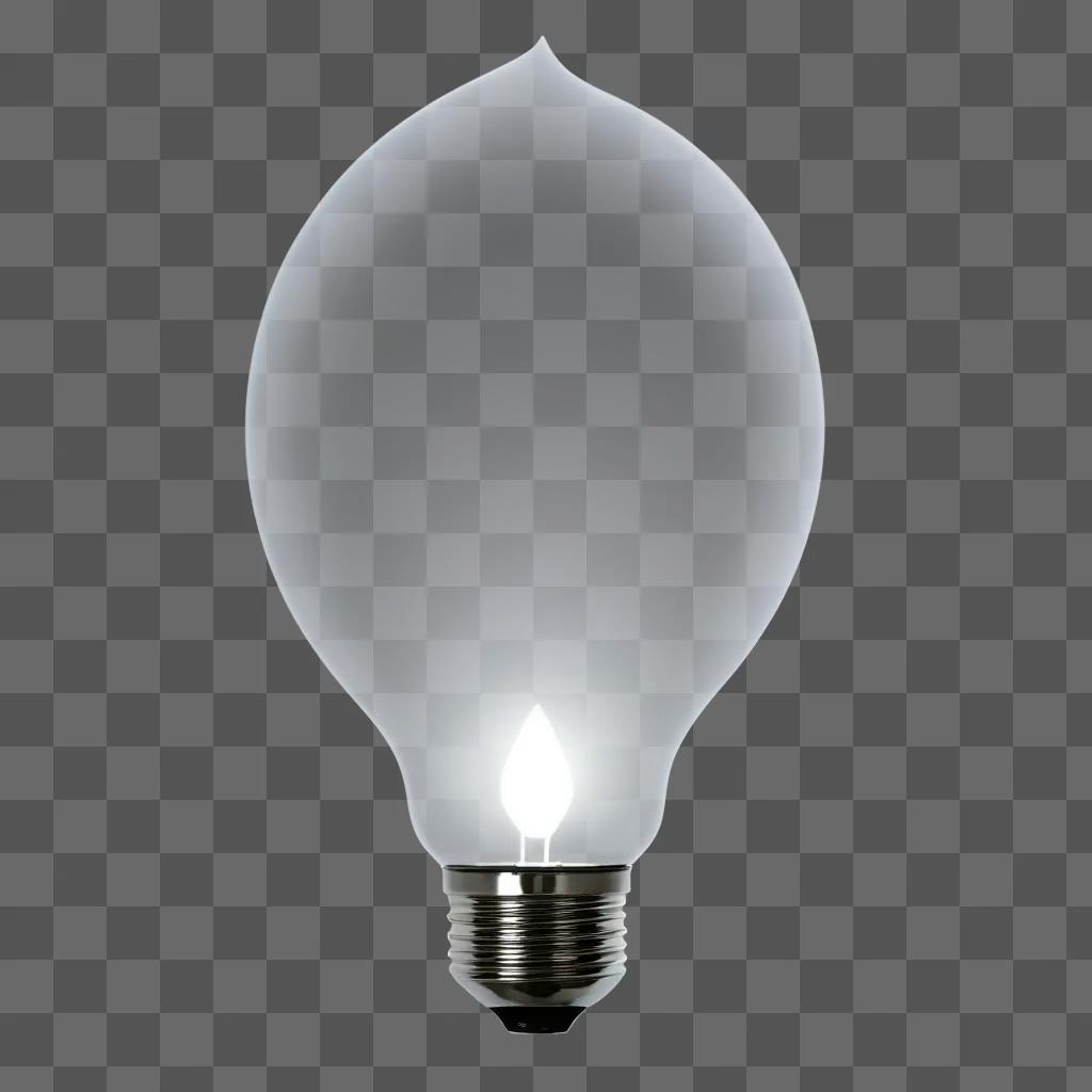 lightbulb logo is lit against a white background