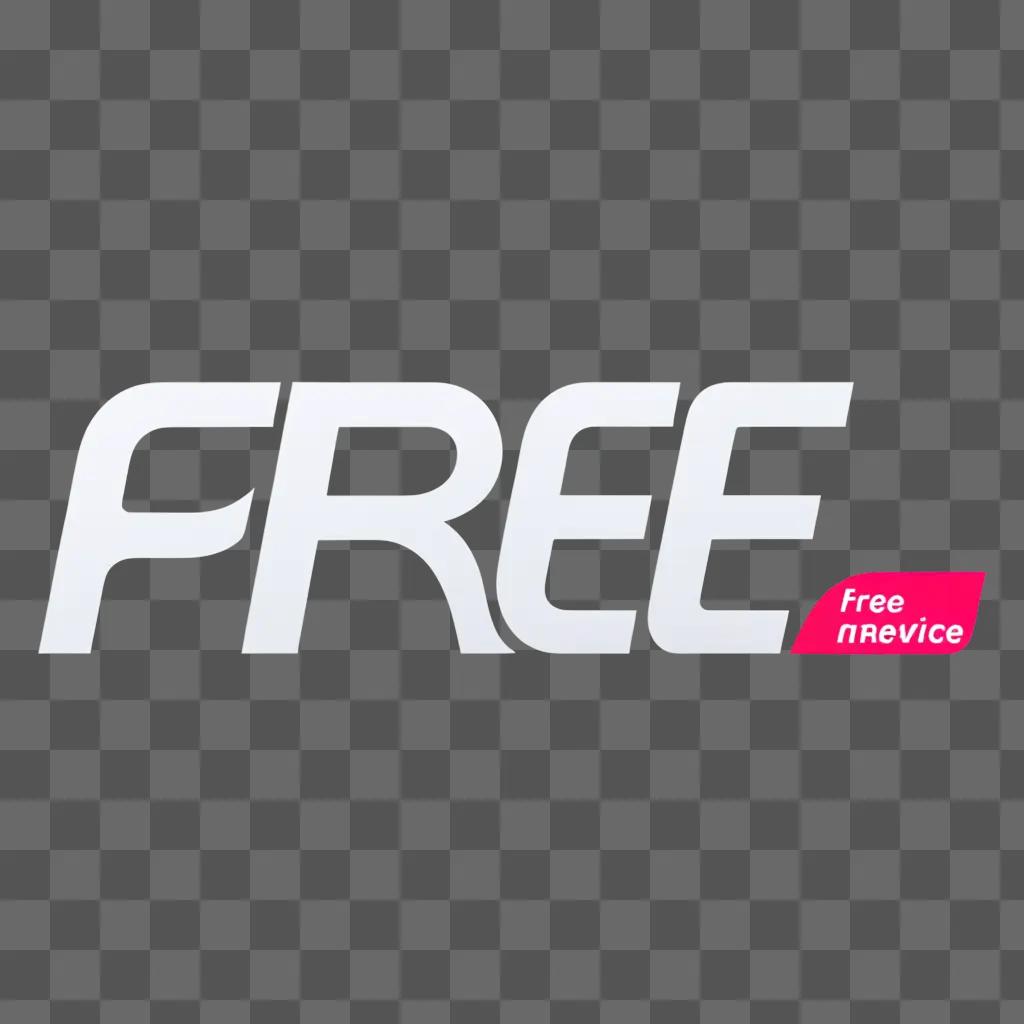 logo that says free on a pink background