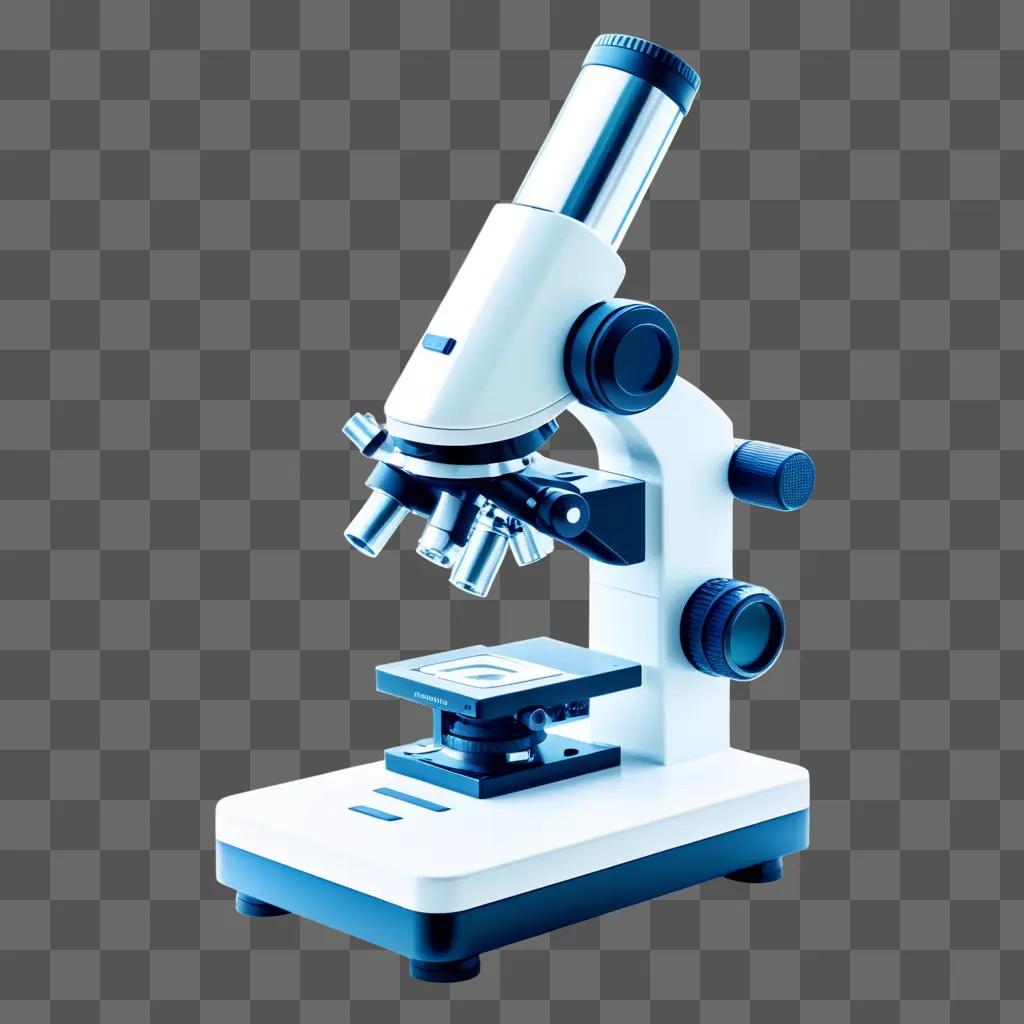 microscope is shown in a bright light