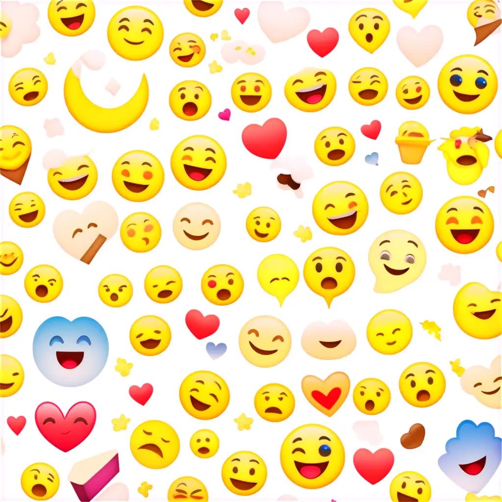 multitude of emoji with aaah expressions