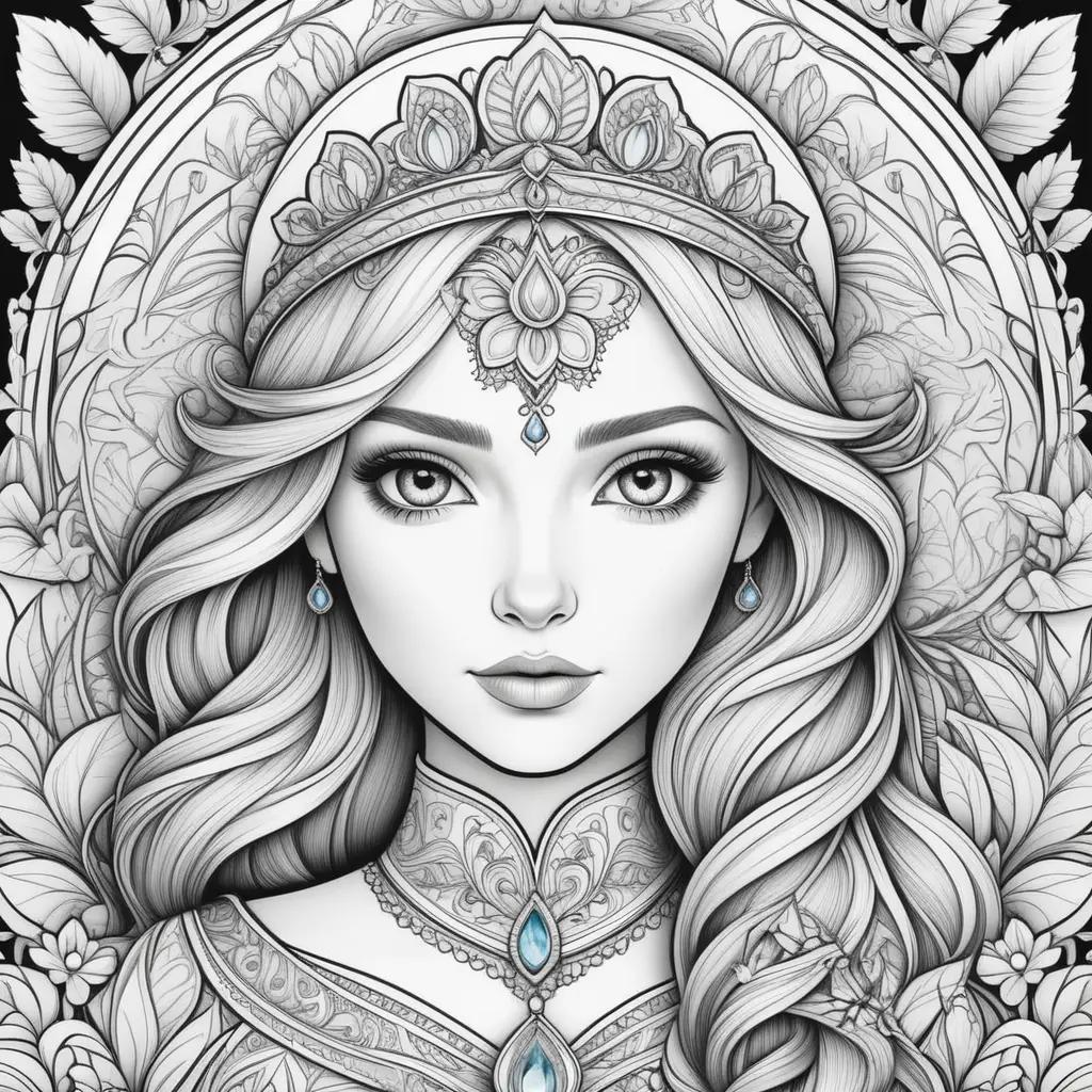 na coloring pages with intricate details