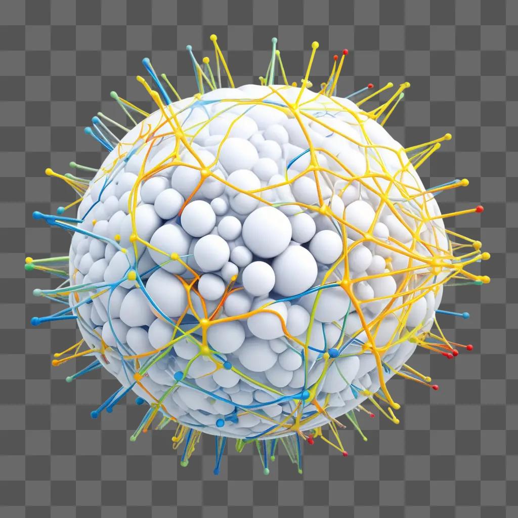 ニューラルネットワークは3Dレンダリングで表現されています