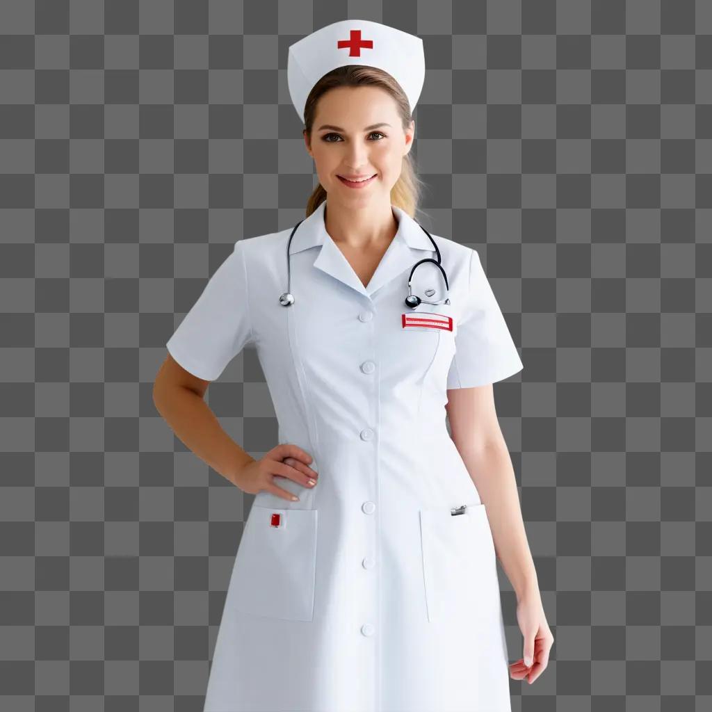 nurse posing for the camera with a stethoscope