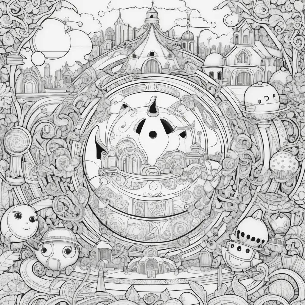 ong Us Coloring Page: An Artistic Escape