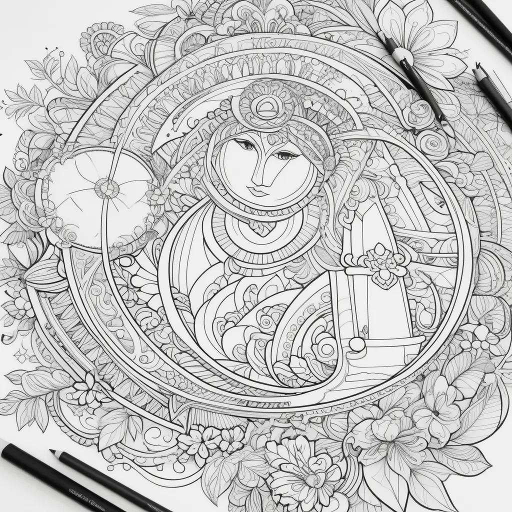 ong Us Coloring Pages: A Coloring Book of Different Designs