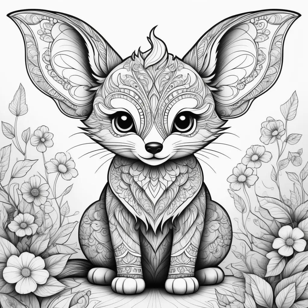 orable coloring pages of cute animals