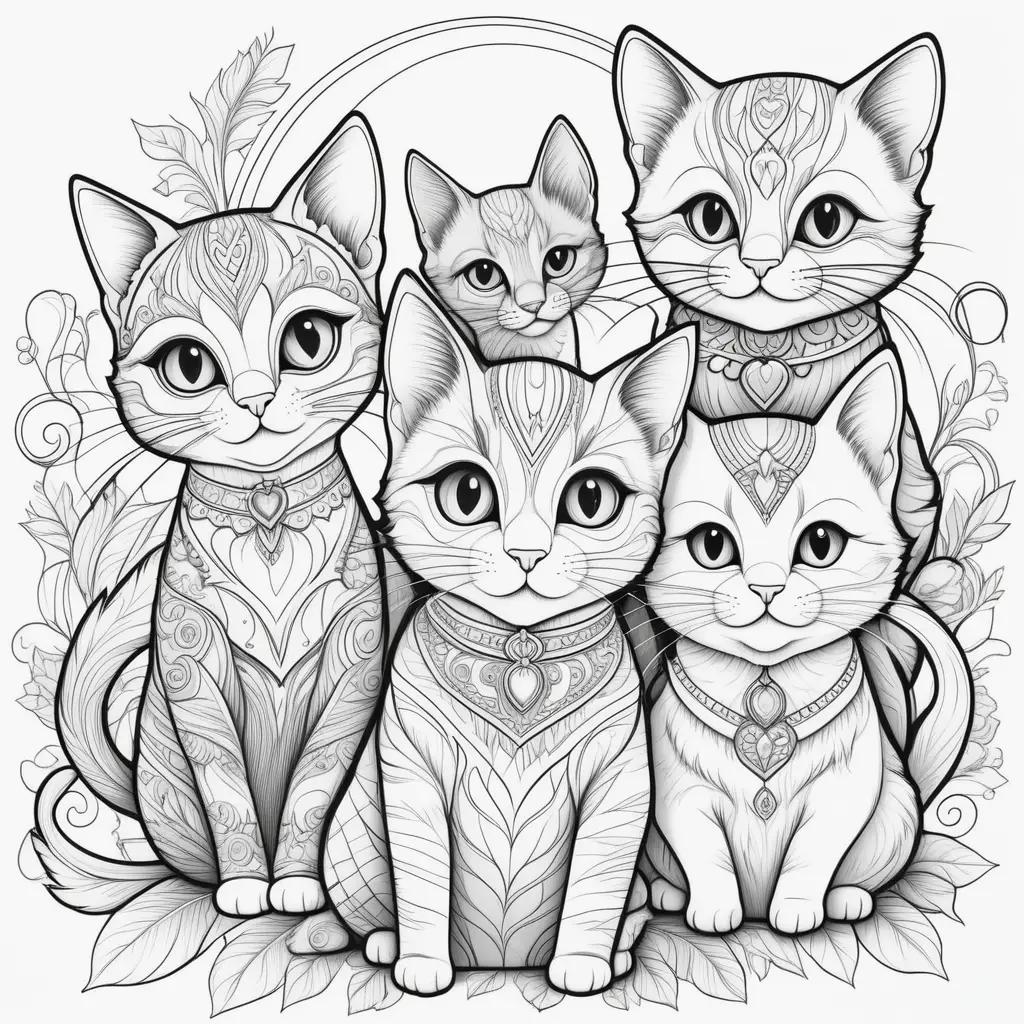 orable super kitties coloring pages for kids