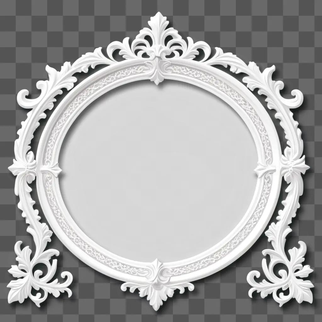 ornate gothic frame with intricate details