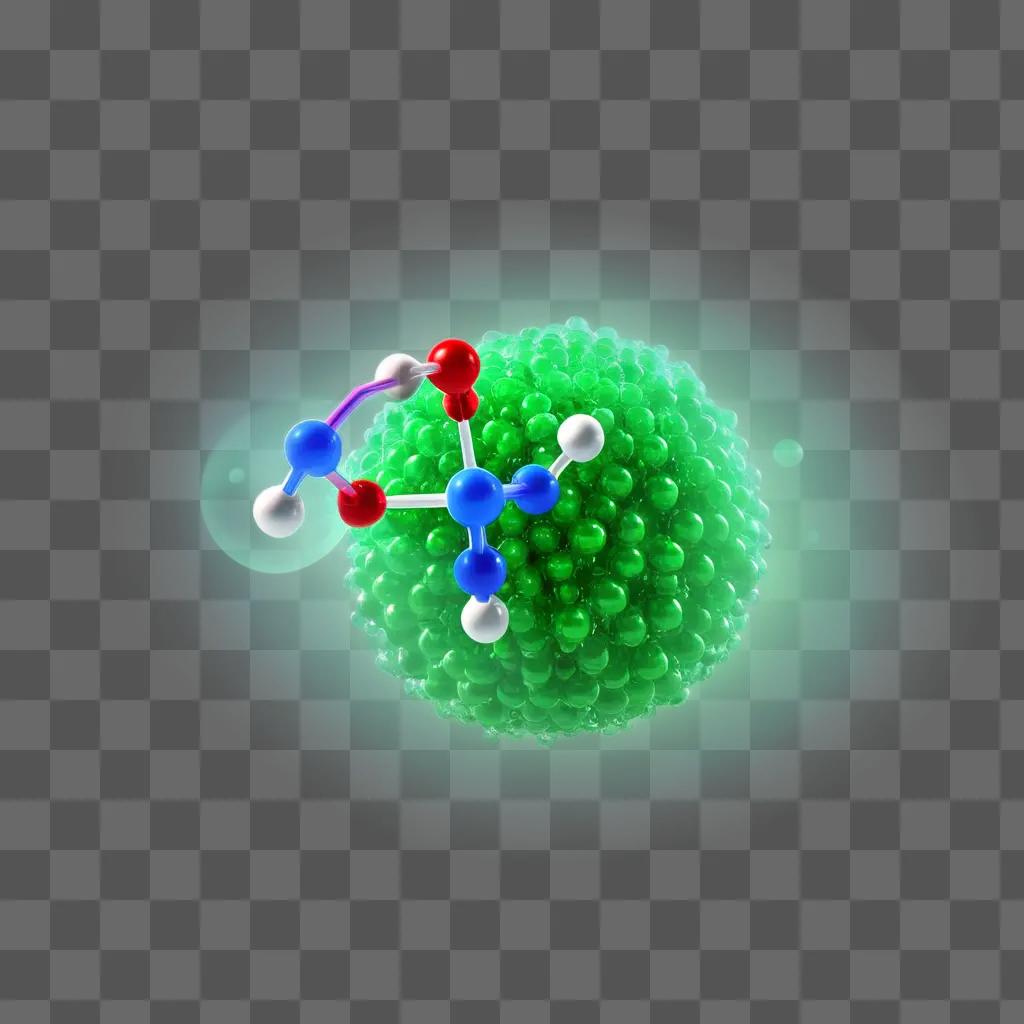 球体中の酸素分子