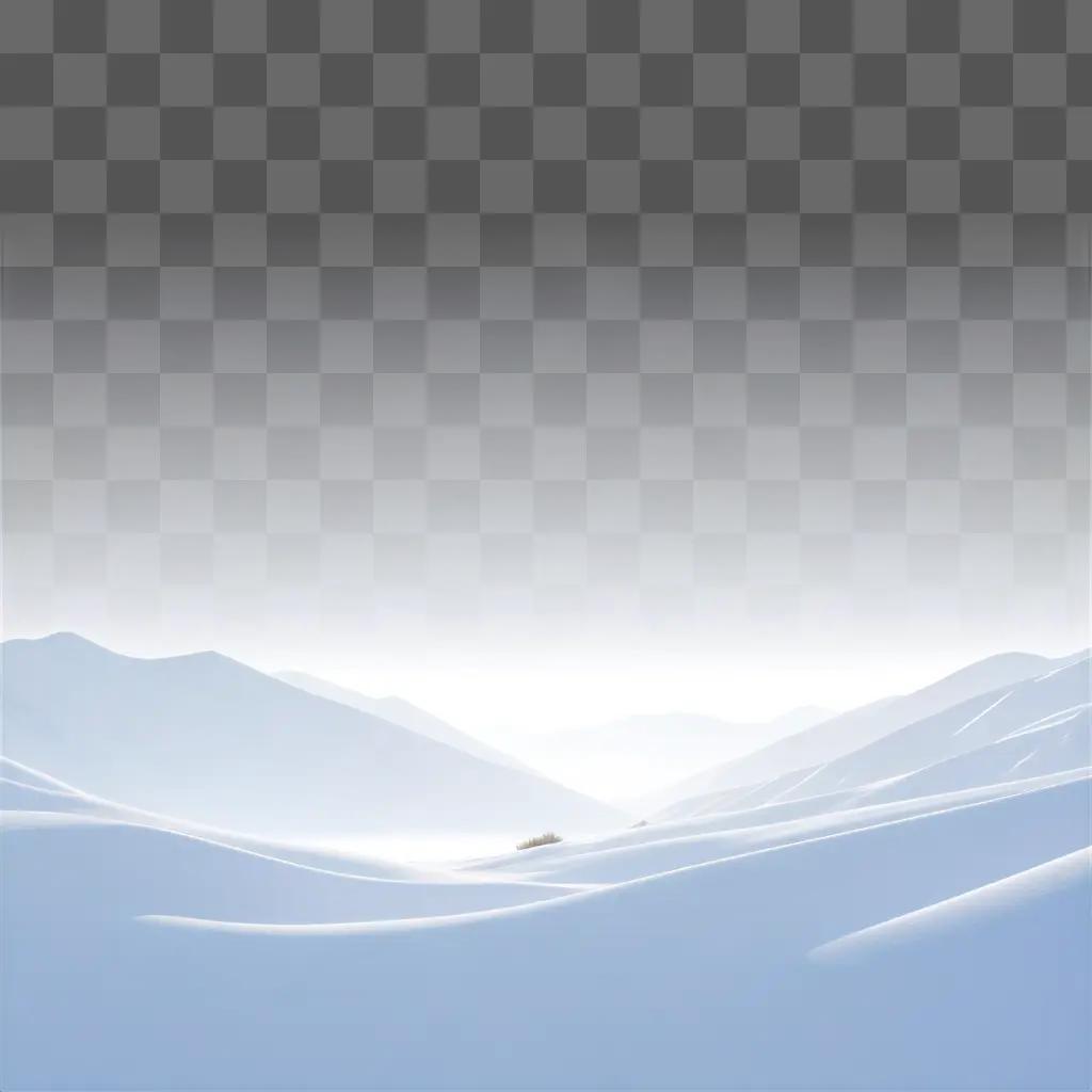 peaceful snowy landscape with a free aesthetic