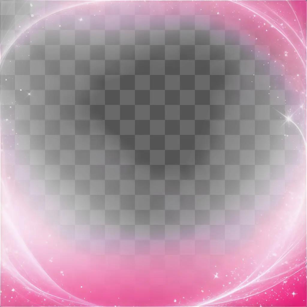 pink, transparent background with a light glow