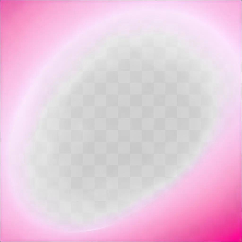 pink transparent background with a white circle in it