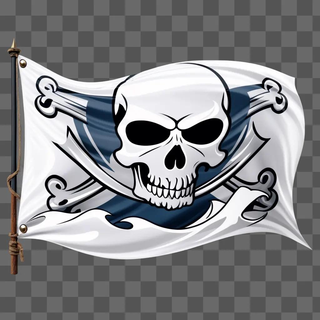 髑髏と骨が描かれた海賊旗