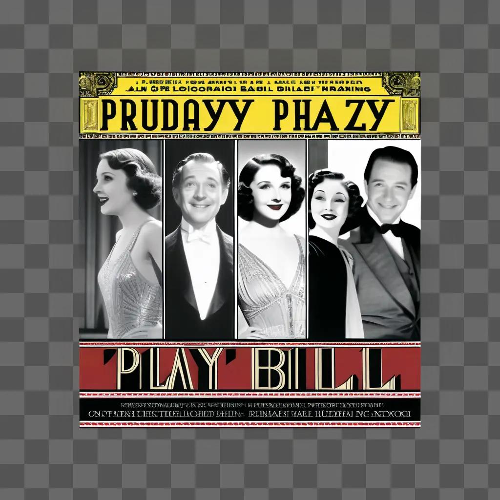 playbill for Pruday Pahzys Play Bill