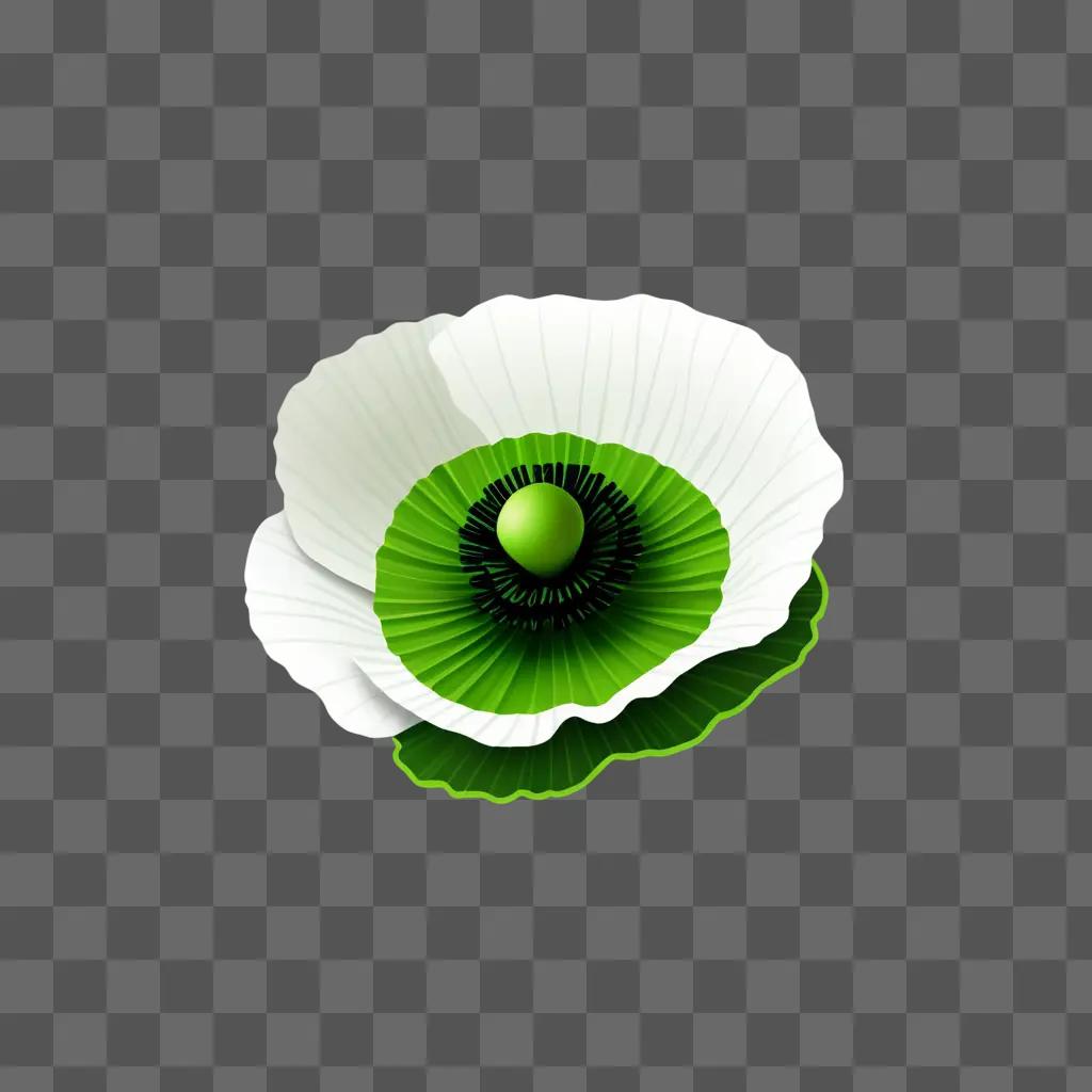 poppy logo with a white and green color scheme