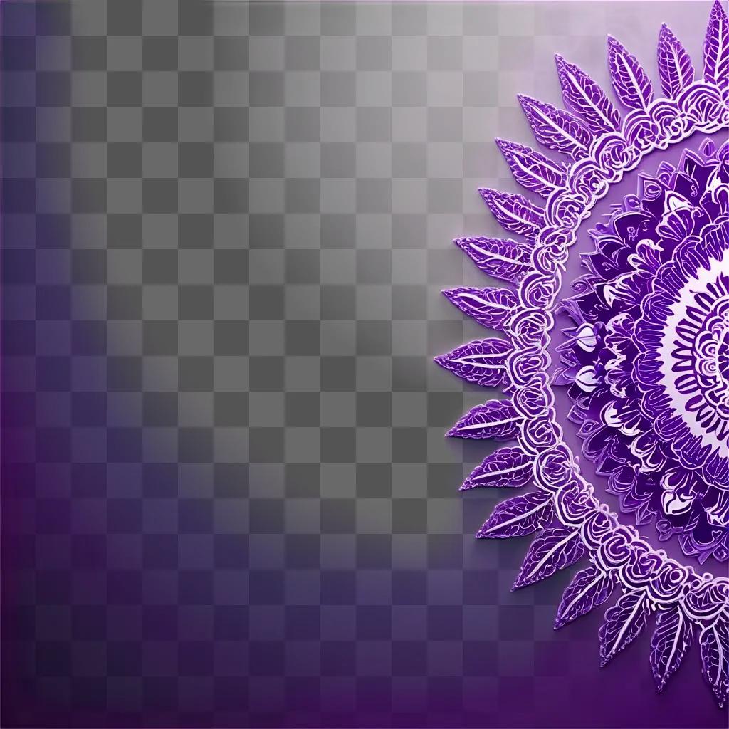 purple background with a circular design