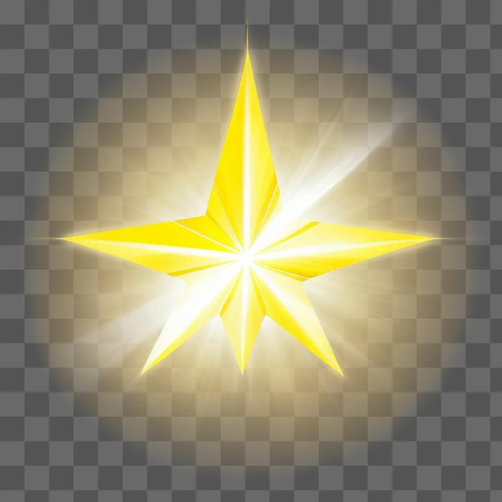 radiant yellow star shines brightly in the sun