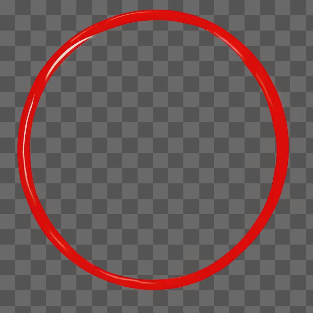 red circle A circle on a red background